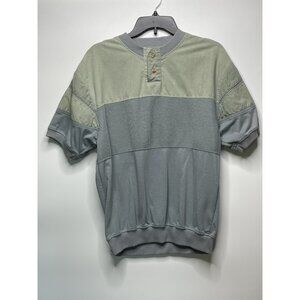 Vintage Cucamonga 1/4 Button Henley Style Shirt L